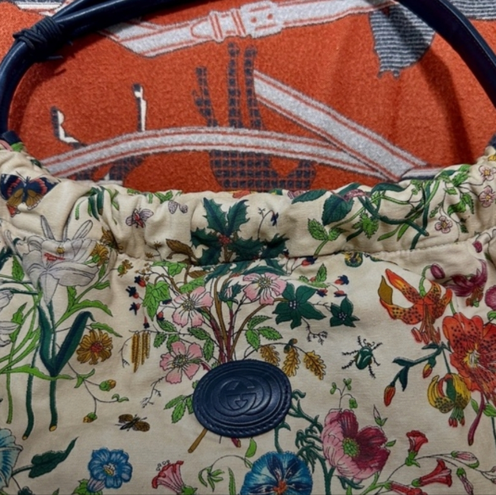 VINTAGE GUCCI ❤️🌟FLORA BAG ⭐️ - Picture 2 of 12
